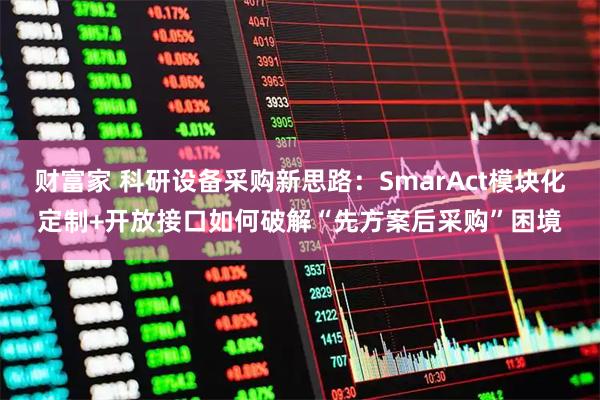 财富家 科研设备采购新思路：SmarAct模块化定制+开放接口如何破解“先方案后采购”困境